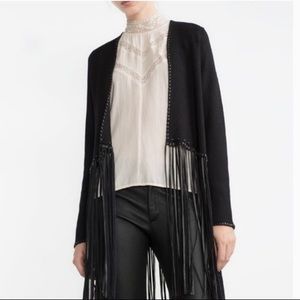Zara Fringe Sweater Knit - Womens - Medium